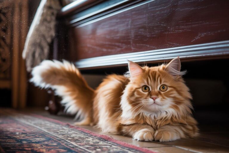 Chat timide ? 5 astuces pour l’aider à sortir de sa cachette… sans stress